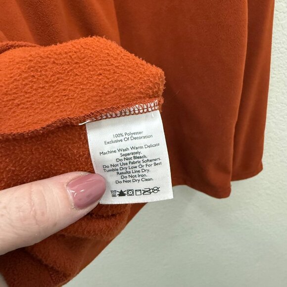 Eddie Bauer 1/4 Quarter Zip Fleece Pullover Sweatshirt Mens size Large Tall - Picture 4 of 7